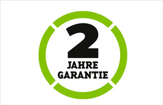 2 Jahre Garantie-Logo